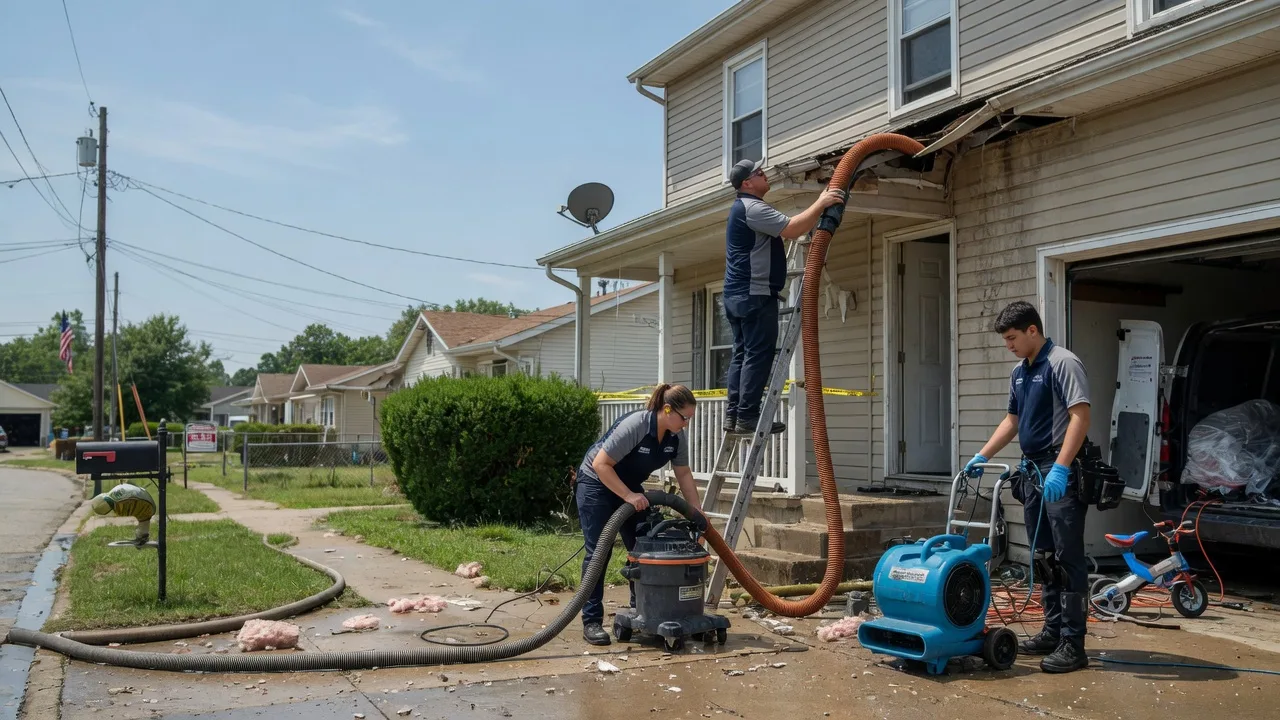 Water Damage Restoration in Dover, IL near me